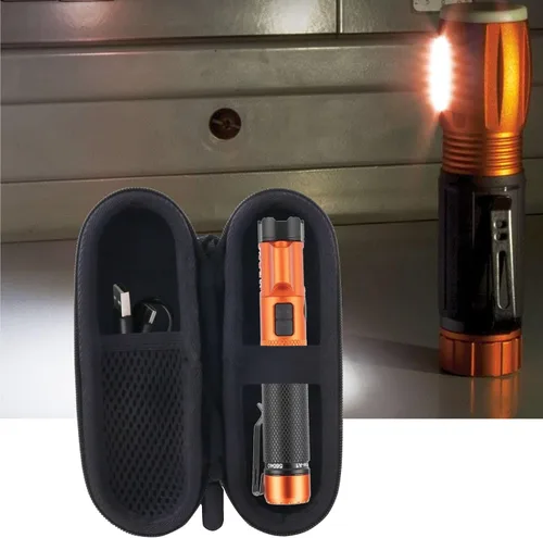 Vista 6 de Estuche rígido de transporte compatible con linterna recargable LED Klein Tools 56040/56412