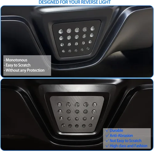 Vista 2 de Cubierta de luz de marcha atrás para automóvil compatible con Toyot@ Supr@ GR A90 A91 MK5 2019-2024, cubierta de protección de protección