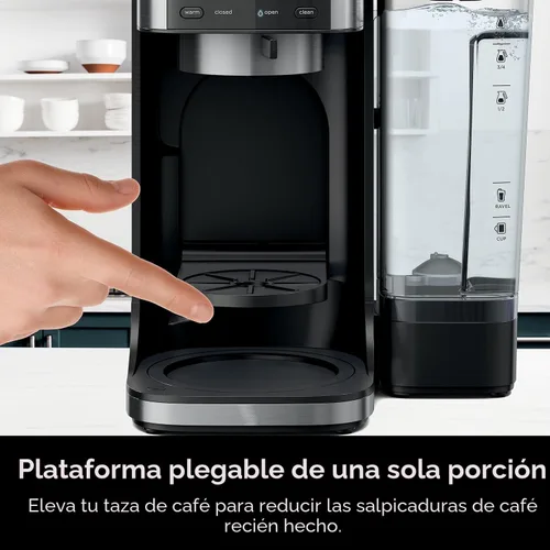 Vista 7 de Ninja Cafetera de goteo DualBrew Pro Café caliente y helado Compatible con cápsulas K-Cup 3 estilos de preparación (Clásico, Rico y Helado)