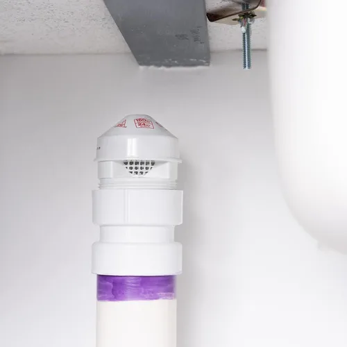 Vista 3 de Oatey 39016 Válvula de admisión de aire Sure-Vent, con adaptador de PVC de 1-1/2 pulgadas x 2 pulgadas