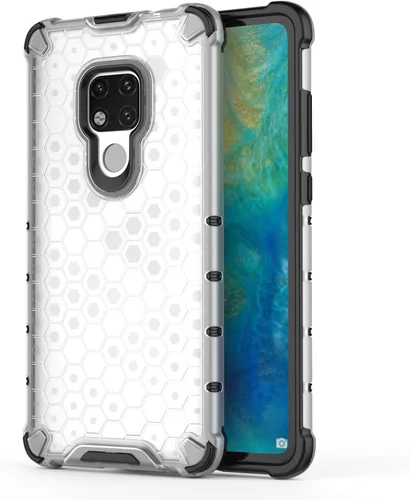 Vista 280 de Pzwoxukhov Funda compatible con Huawei Nova 3i, compatible con Huawei P Smart+ 2018 Honeycomb Anti-Drop Shock-Absorbing Case Negro