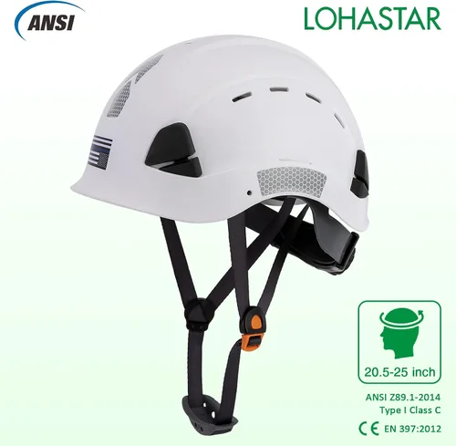 Vista 5 de Hard Hats Construction Safety Helmet, LOHASTAR Work ANSI Z89.1 Approved OSHA Hardhat Construction Helmet