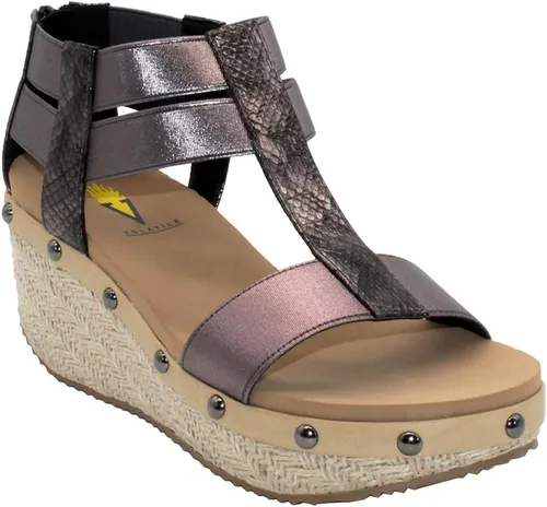 Vista 2 de Volatile Zayanta Sandalias casuales para mujer, color plateado
