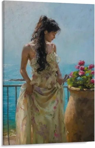 Vista 78 de Vicente Romero Redondo - Póster de pinturas artísticas de pared (32) marcos de fotos, regalos, lienzo, arte de pared, impresiones decorativas