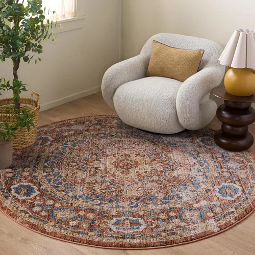 Vista 28 de SAFAVIEH Bijar Collection - Alfombra decorativa de 2 pies 3 pulgadas x 4 pies, marfil y óxido, diseño oriental envejecido, no desprende pelusa
