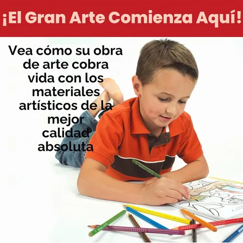 Vista 6 de Faber-Castell Grip Colored EcoPencils - Paquete de 24 lápices de colores, preafilados