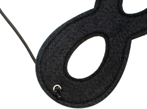 Vista 3 de Máscaras de ojos de superhéroes para niños Negro