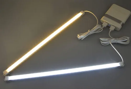 Vista 3 de anso SMD 2835 5V barra de tira LED Cuidado de los ojos USB Lámpara de mesa de escritorio Luz para lectura de libros de cabecera (blanco cálido)