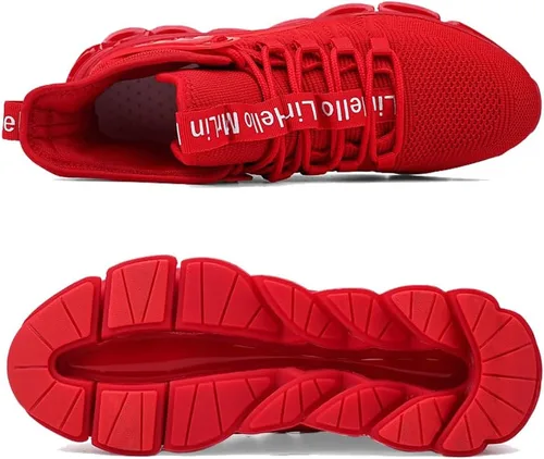 Vista 2 de CLOAKA Zapatos de punta de acero para hombres y mujeres, transpirables, a prueba de pinchazos, cómodos, utilitarios, zapatos de trabajo