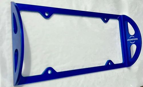 Vista 13 de Marco para placas de acero sólido 4Bumpers "Duo", el mejor protector para parachoques, Negro