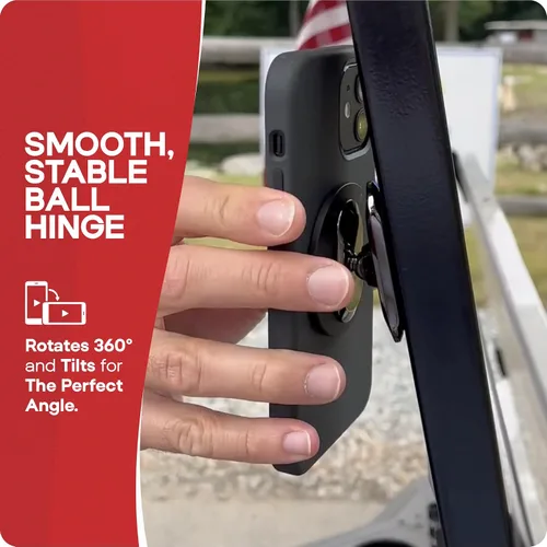 Vista 3 de Soporte para teléfono para carrito de golf, soporte magnético compatible