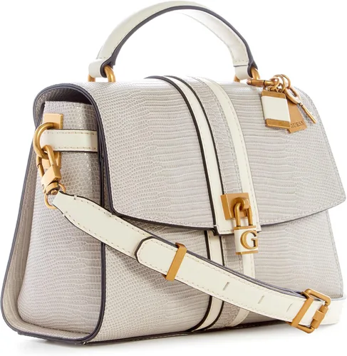 Vista 2 de GUESS Solapa con asa superior Ginevra, gris topo