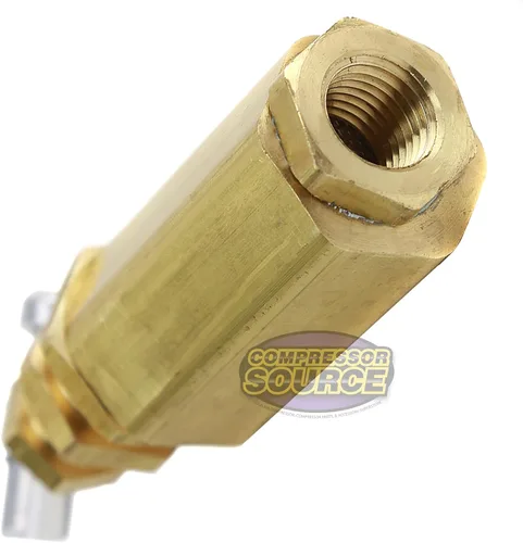 Vista 5 de Nueva válvula de descargador piloto para compresor de aire 1/4" FPT - 140-175 PSI