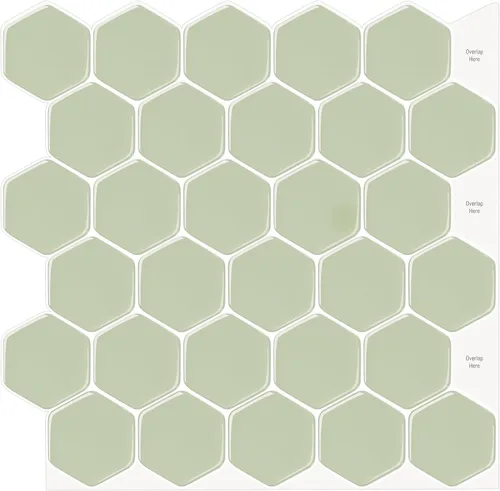 Vista 7 de Protector contra salpicaduras para cocina, 10 hojas de 9 x 9 pulgadas, adhesivo 3D para cocina, baño, azulejos de pared