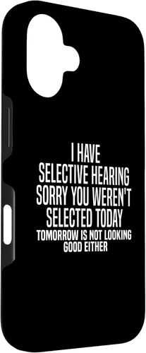 Vista 3 de iPhone 16 Funny Sarcastic Humor Quote Joke Saying Gifts for Men Women Case
