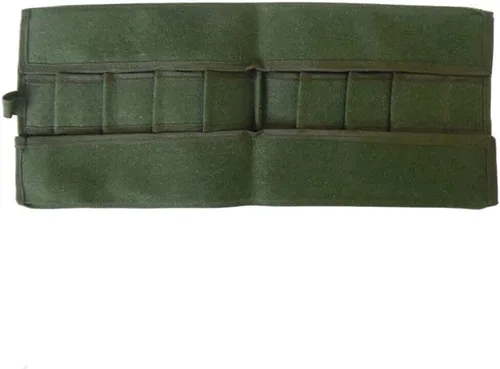 Vista 5 de 10 bolsillos de lona llave inglesa herramienta enrollable bolsa de almacenamiento organizador bolsas