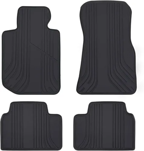 Vista 7 de Tapete de piso de automóvil personalizado para BMW Serie 3/4 2019-2025 G20 G21 M3(G80) M4(G83) i4(G26), juego de forros de goma negro y azul