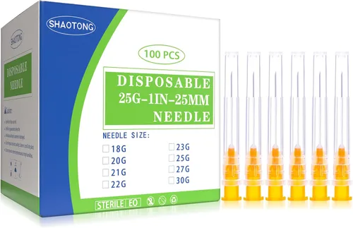 Vista 27 de SHAOTONG Accesorios Luer Lock de calibre 16 de 1.2 pulgadas, suministros de laboratorio desechables, paquete de 100 SHAOTONG - Aguja 16G de 1.2