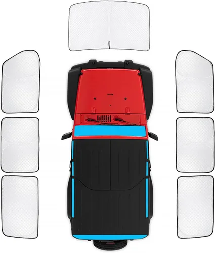 Vista 39 de KMF 6 piezas de parasoles gruesos para Mazda 3 Hatchback (No Sedán) 2014-2018 Accesorios, parasoles completos para parabrisas y ventanas de coche