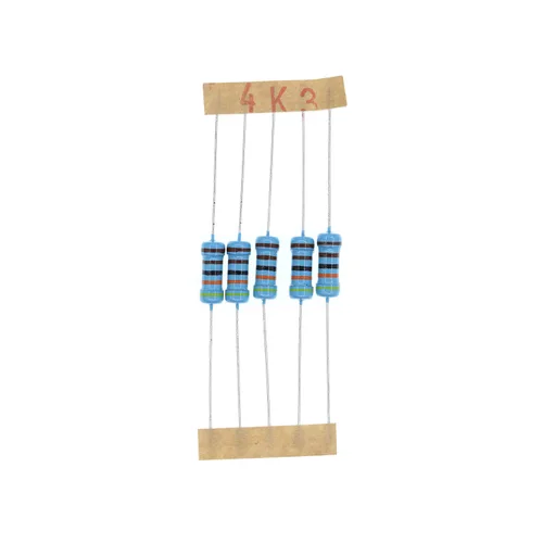 Vista 20 de 100PCS 1 vatios 1W 0R1 0.1 ohmios 1% resistencia de película metálica