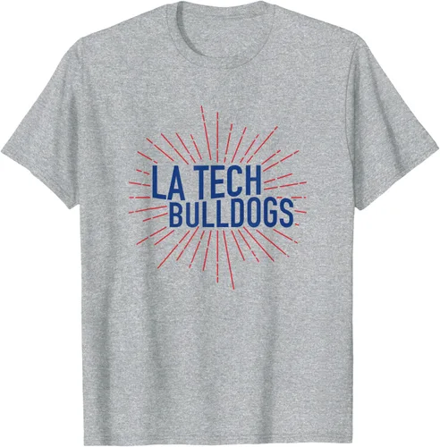Vista 7 de Camiseta Louisiana Tech Bulldogs Burst, Blanco