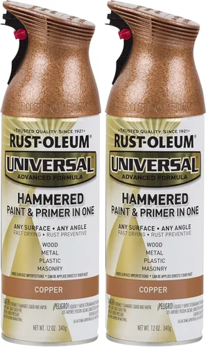 Vista 73 de Rust-Oleum Pintura en aerosol metálica universal para todas las superficies, cobre envejecido Cobre (Aged Copper)