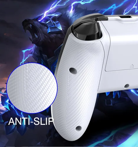 Vista 6 de CBYLWK Steam Controller,PC Controller Wireless for Windows PCSteam DeckPS3Android TV BOX, Dual Vibrate Plug and Play Gamepad Joystick with 4