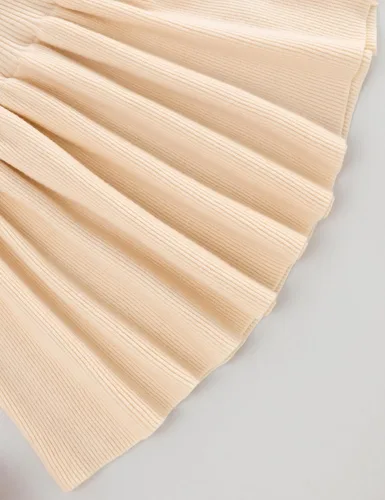 Vista 9 de Glaoly Vestido de manga larga con volantes de color sólido para niñas pequeñas, vestidos de otoño e invierno