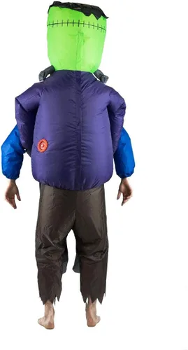 Vista 4 de Disfraz inflable de Frankenstein para adultos (talla única)