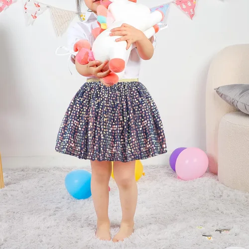 Vista 2 de KEREDA Falda tutú en capas para bebés y niñas de 1 a 8 años