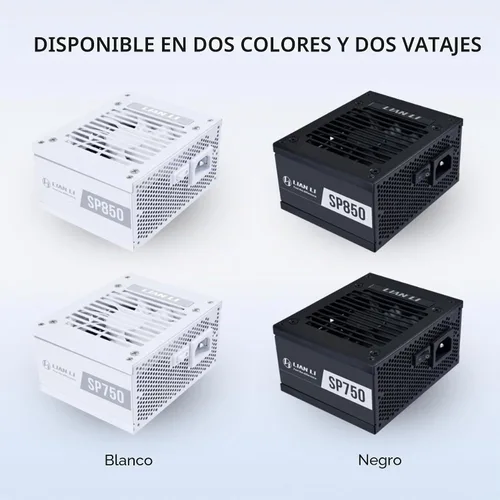 Vista 10 de LIAN LI SP750 V2 750W SFX Fuente de alimentación, 80 Plus Gold, Negro