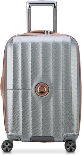Vista 2 de DELSEY PARIS Carrousel Hardside - Equipaje expandible con ruedas giratorias, platino, juego de 2 piezas (2128)