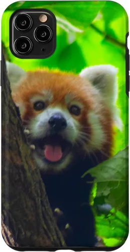 Vista 13 de Cute Funny Red Panda Smiling Tree Animal Nature Lover Gift Case for iPhone 17