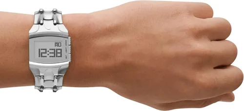 Vista 4 de Diesel All-Gender Croco Digi Stainless Steel Digital Watch