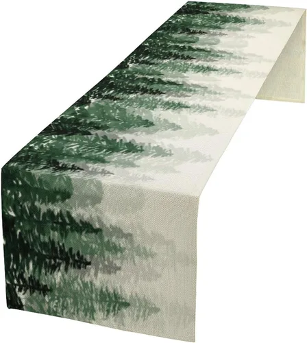 Vista 36 de Camino de mesa con estampado de vaca, camino de mesa estilo occidental con estampado de cuero de vaca en blanco y negro, decoración de mesa