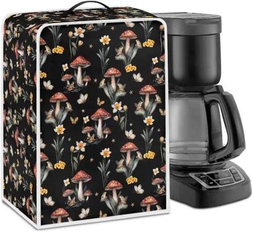 Vista 8 de Cubiertas antipolvo para máquina de café cruzado con bandera estadounidense, para mezclador, máquina de jugo, mantiene la cocina y la oficina