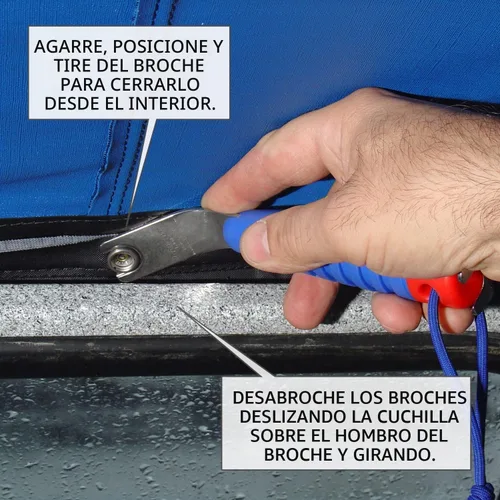 Vista 3 de Herramienta para enganchar los broches de presión superiores para broches de botes