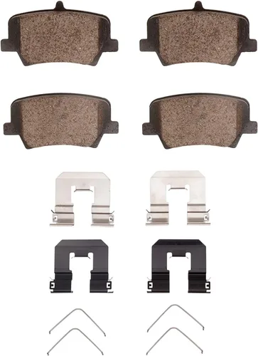 Vista 7 de Dynamic Friction Company Pastillas de freno traseras 4000 HybriDynamic 4000-2136-00