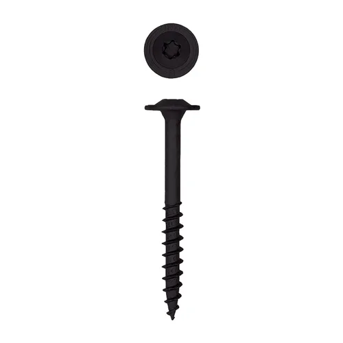 Vista 14 de SPAX Tornillos de retraso de madera estructural con cabezal de arandela exterior de 1/4" x 2-1/2", broca Torx T-Star (50 EA) incluida, resistente a