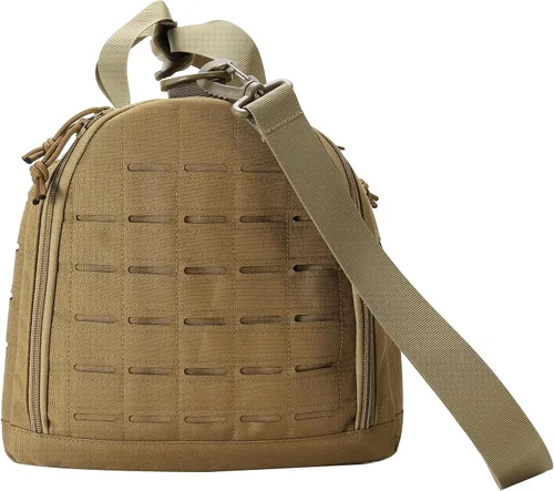 Vista 3 de SEYATULLH Bolsa de lona táctica militar para hombres y mujeres con compartimento para zapatos, bolsa de gimnasio, bolsa de fitness, bolsa