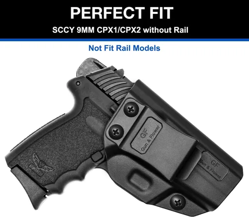 Vista 2 de SCCY - Funda CPX1 CPX2 de 0.354 in, clip de cinturón de transporte oculto en la cintura interior para pistola, funda de pistola para hombres/mujeres