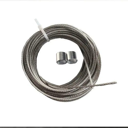 Vista 5 de VXHCS Red de cuerda de acero inoxidable 304, cuerda de alambre de escalera de balcón, red de cercado de ciervos duradera, valla de barrera de aves