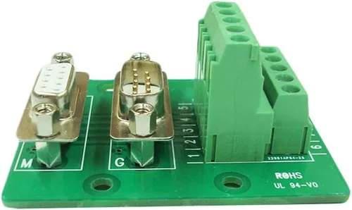Vista 5 de DB9 Conector de ruptura RS232 Serial 9 Pin Conector Db9 Terminal (adaptador macho y hembra)