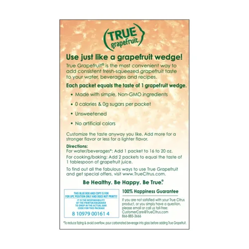 Vista 3 de Paquetes de sachet True Grapefruit, con 32 unidades (de 0.90 onzas)