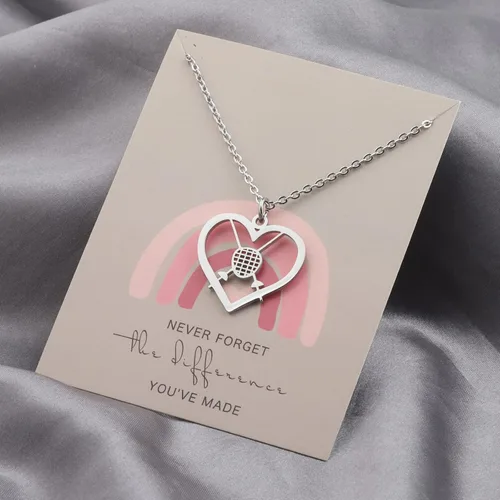 Vista 3 de MYOSPARK Regalo de esgrima, collar de esgrima, joyería de esgrima, regalo para entrenador de equipo, esgrima, amantes de esgrima, regalo deportivo