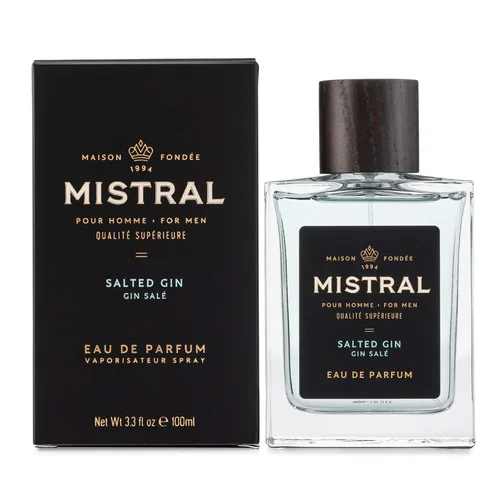 Vista 3 de Mistral Eau de Parfum de Ginebra Salada para Hombre, Colonia para Hombre, 3.4 Oz