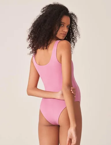Vista 4 de POSHDIVAH Body de maternidad para mujer, cuello redondo, sin mangas, elástico, suave, para embarazo