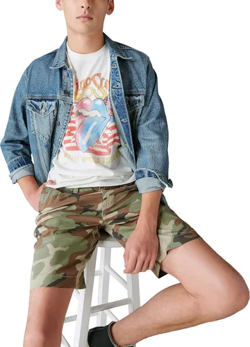 Vista 4 de Lucky Brand Camiseta Rolling Stones Steel Wheels para hombre