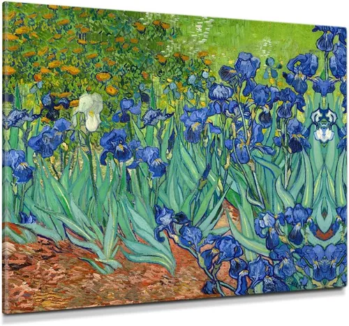 Vista 81 de Serie de pinturas de Vincent Van Gogh (favoritos). Reproducción de arte clásico de Van Gogh, impreso en lienzo, Algodón, Almond Blossom, 16x20