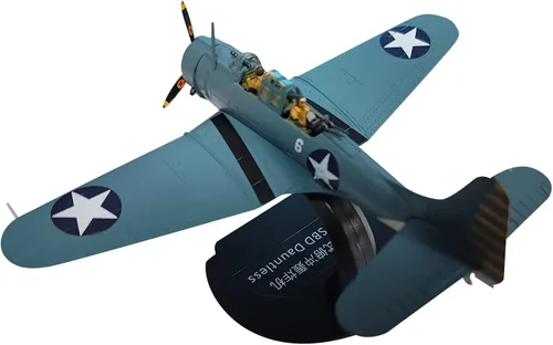 Vista 6 de 1/72 escala SBD Dauntless bucear bombardero aleación fundido a troquel plano para la colección